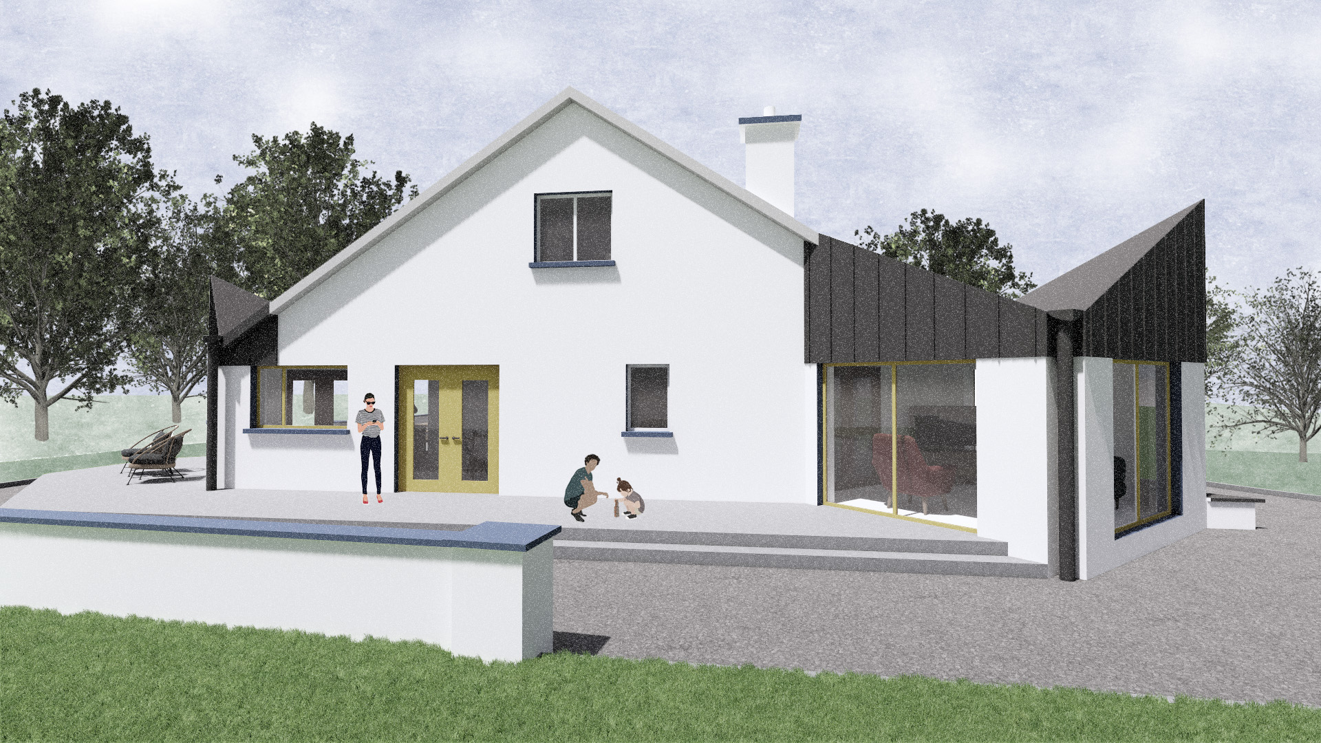 Renovation and extension near Ballyshannon, Co. Donegal